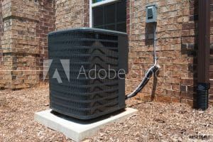 Stock photo of HVAC Heat Pump.(2)