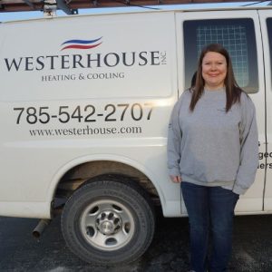 Alisha, team member, Westerhouse Heating and Air Conditioning, Eudora, KS