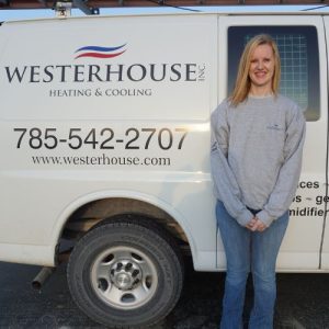 Theresa, team member, Westerhouse Heating and Air Conditioning, Eudora, KS