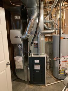 New Furnace Installation in Eudora, KS by Westerhouse Heating and Cooling.
