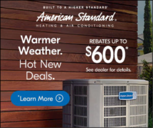 American Standard Spring 2023 Promotion
